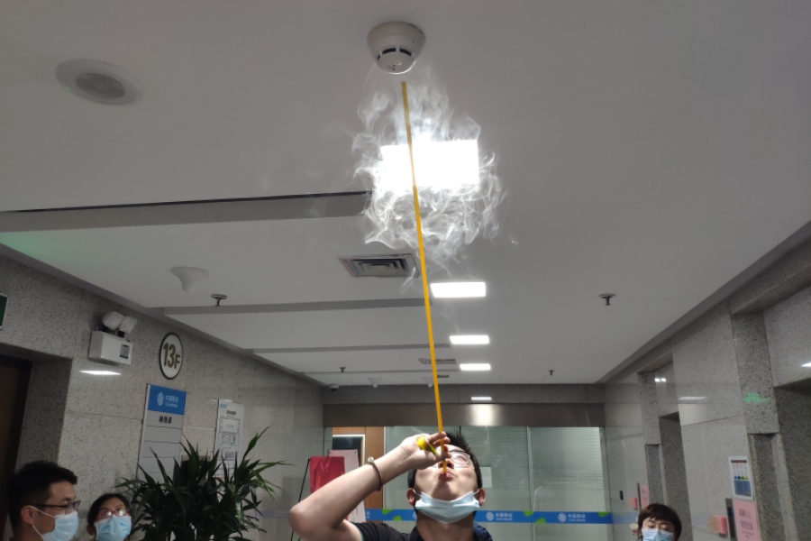 移動樞紐樓項目消防聯(lián)動測試